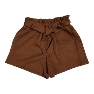 Dizzy Lizzy Linen Tie Waist Shorts